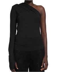 Thom Krom - One-Shoulder Thumb-Slot Top - Lyst