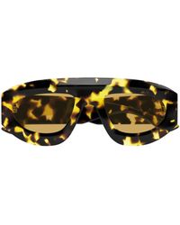 Bottega Veneta - Eyewear Ultrathin Shield Sunglasses - Lyst
