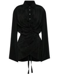Maison Margiela - Draped Front Shirt - Lyst