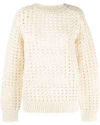 Bottega Veneta - Open-Knitted Crewneck Jumper - Lyst