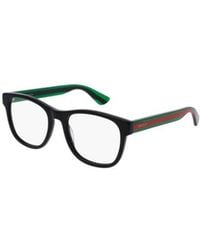 Gucci - Eyewear Rectangular Glasses And Frames - Lyst