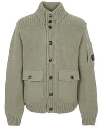 C.P. Company - Long-Sleeve Cardigan - Lyst