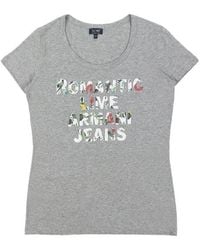 Armani Jeans - Round-Necked Logo T-Shirt - Lyst