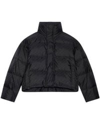 Balenciaga - Piumino Allover Logo Bb Puffer Da Donna - Lyst