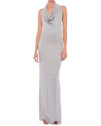 Norma Kamali - Halter Neeta Side Slit Gown - Lyst
