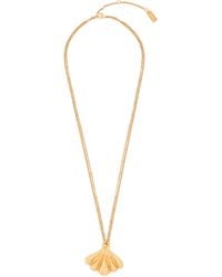 Chloé - Shell-Pendant Layered-Chain Necklace - Lyst