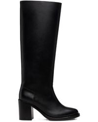 A.P.C. - Round Toe Heeled Boots - Lyst