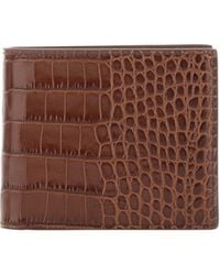 Tom Ford - Embossed Bifold Wallet - Lyst