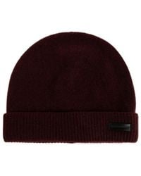 Emporio Armani - Ribbed Cashmere Hat - Lyst