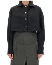 Patou - Cropped Fit Buttoned Jacket - Lyst
