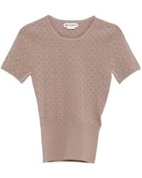 JW Anderson - Pointelle Short-Sleeve T-Shirt - Lyst