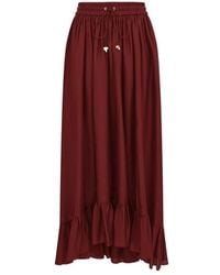 Zimmermann - Aster Ruffled Maxi Skirt - Lyst