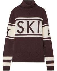 Perfect Moment - Schild Intarsia Merino Wool Turtleneck Sweater - Lyst