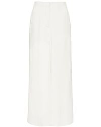 Valentino - Wide Leg Tailored Trousers - Lyst