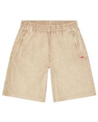 DIESEL - Elastic-Waist Bermuda Shorts - Lyst