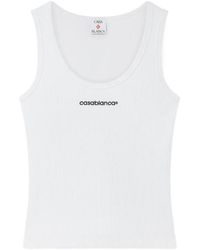 CASABLANCA - Logo Tank Top - Lyst