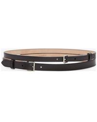 McQueen - Thin Double Wrap Belt - Lyst