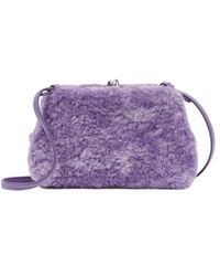 Jil Sander - Goji Micro Shearling Shoulder Bag - Lyst
