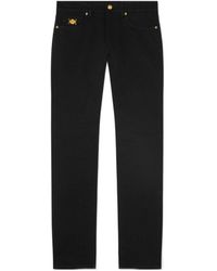 Versace - Low-Rise Straight-Leg Jeans - Lyst