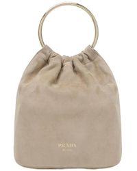 Prada - Mini Bucket Bag - Lyst