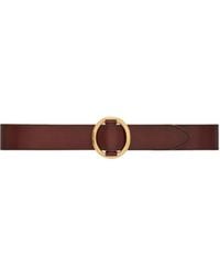 Saint Laurent - Oval Buckle Belt - Lyst