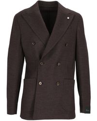Lubiam - Double-Breasted Blazer - Lyst