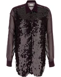 Dries Van Noten - Sequin Embellished Shirt - Lyst