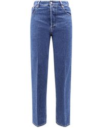 Gucci - Horsebit Detail Slim Fit Jeans - Lyst