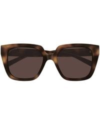 Gucci - Eyewear Butterfly Frame Sunglasses - Lyst