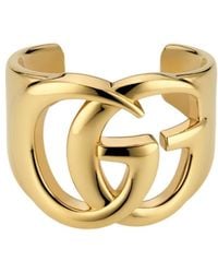 Gucci - Gg Marmont Open Cuff Bracelet - Lyst