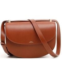 A.P.C. - Genève Flap Shoulder Bag - Lyst