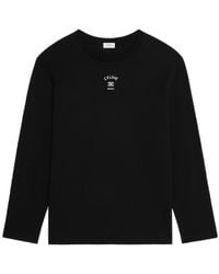 Celine - Long-Sleeved T-Shirt - Lyst