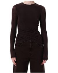 Agolde - Eve Twist Tee - Lyst