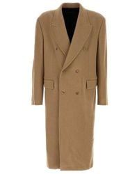 Balenciaga - Collared Button-Up Coat - Lyst