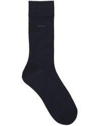 BOSS - Ribbed Knit Socks - Lyst