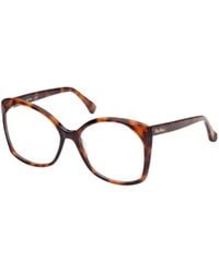 Max Mara - Square Frame Glasses - Lyst