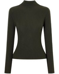 arch4 - Ariana Ribbed Organic Cashmere Turtleneck Sweater - Lyst