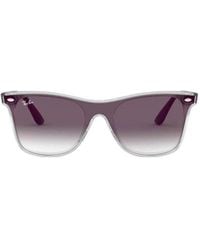 Ray-Ban - Logo Sunglasses - Lyst