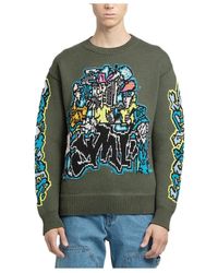 Off-White c/o Virgil Abloh - Crewneck Long-Sleeved Jumper - Lyst