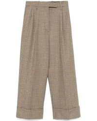 Thom Browne - Ginclub Check Cheviot Tweed Trousers - Lyst