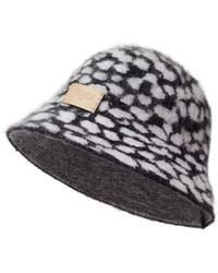 Fendi - Logo Patch Falena Dots Motif Hat - Lyst
