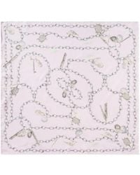 Givenchy - Chain Print Silk Scarf - Lyst