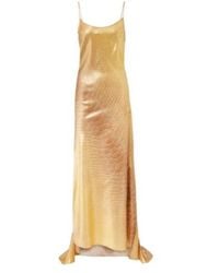 Roberto Cavalli - Snake-Print Silk Gown - Lyst