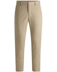 BOSS - Minimalist And Versatile Trousers - Lyst