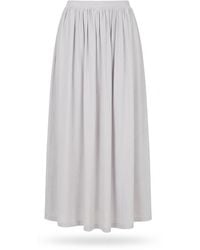 AYA MUSE - Elastic Waist Midi Skirt - Lyst