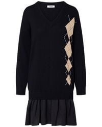 Liu Jo - Short Knit Dress - Lyst