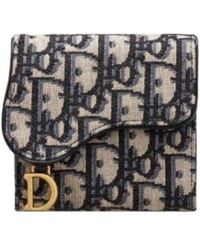 Dior - Saddle Lotus Wallet - Lyst