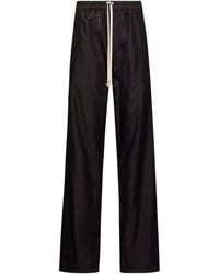 Moncler - Rick Owens Straight Leg Taffeta Pants - Lyst