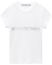 Alexander Wang - Logo-Embellished Crewneck T-Shirt - Lyst