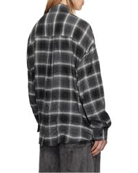 Juun.J Argyle Damage Check Shirt in Blue for Men | Lyst